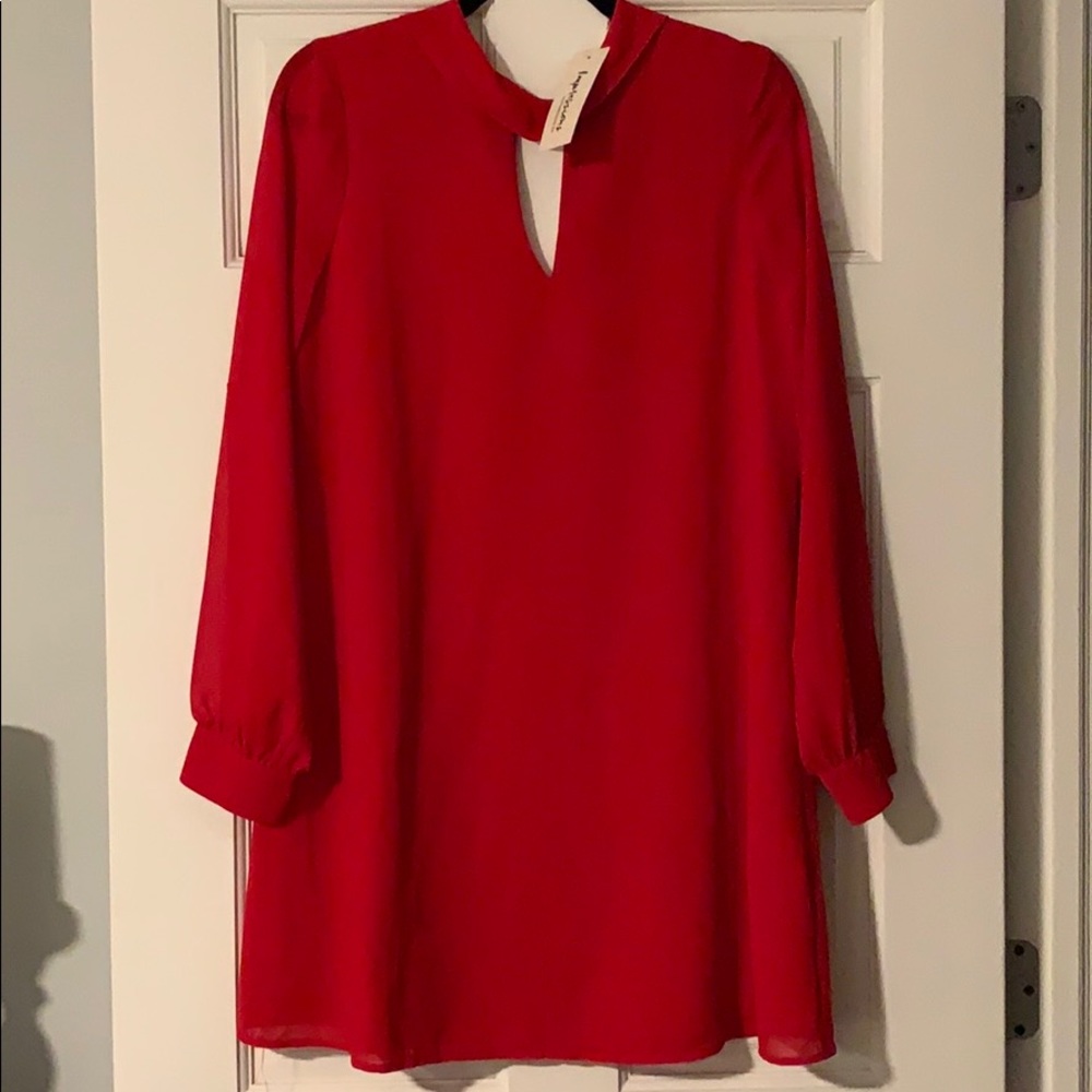 Red dress
